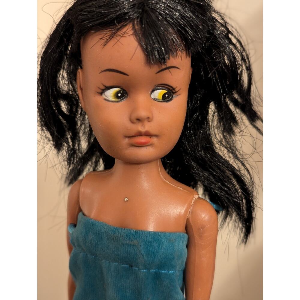 African American Doll with Yellow Eyes